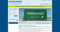 Desktop Screenshot of hollywood-hideaways.com